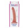 Realistyczny smukły penis dildo z przyssawką 20cm - 5