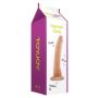 Realistyczny smukły penis dildo z przyssawką 20cm - 2