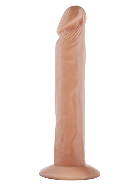 Realistyczny penis na przyssawce jak żywy dildo 23cm