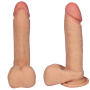 Dildo realistyczne - penis cyberskóra z przyssawką 20 cm - 11