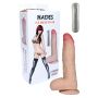 Realistyczne dildo penis z jądrami wibracje rotacja 21cm - 3