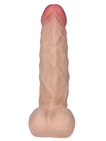 Dildo wyginane penis z cyberskóry realistyczny 21cm - 9