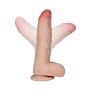 Dildo wyginane penis z cyberskóry realistyczny 21cm - 14