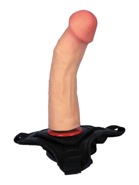 Majtki strap-on uprząż penis dildo wibrator 16cm - 10