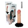 Majtki strap-on uprząż penis dildo wibrator 16cm - 3