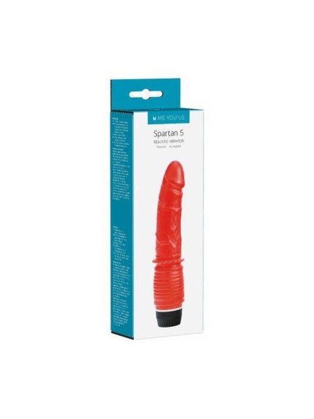 Wibrator realistyczny fałdowany żyły penis 20 cm - 3