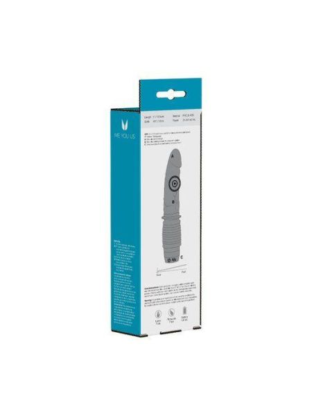 Wibrator realistyczny fałdowany żyły penis 20 cm - 4