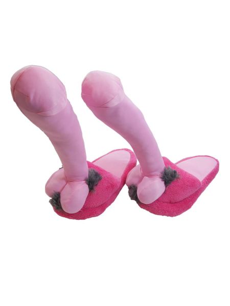 Kapcie pluszowe penis 29cm śmieszny prezent 18