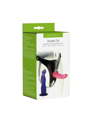 Strapon dla kobiet sex lesbijski 2 dildo 18cm - image 2