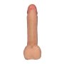 Dildo z wibracją rotacją pilot cyberskóra cielisty 17cm - 10