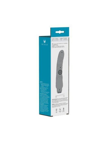 Realistyczny wibrator - czarny penis z wibracjami 23 cm - 7