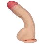 Dildo wyginane penis z cyberskóry realistyczny 25cm - 10