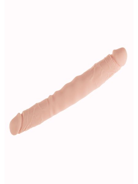 Penis dildo dwustronny z dwiema główkami 30 cm - 2