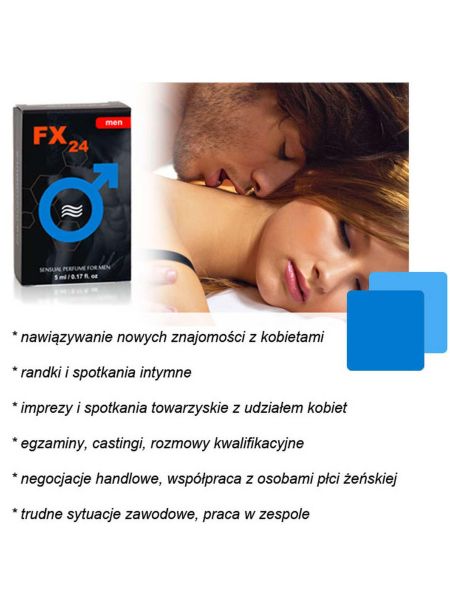 Męskie feromony perfumy przyciągają kobiety 5 ml - 4