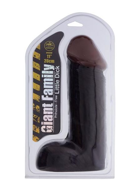 Dildo-GIANT FAMILY - LITTLE DICK 11INCH BLACK