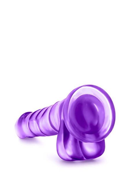 Penis żelowy gruby dildo z mocną przyssawką 19 cm - 4