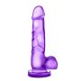 Penis żelowy gruby dildo z mocną przyssawką 19 cm - 3