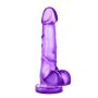 Penis żelowy gruby dildo z mocną przyssawką 19 cm - 4