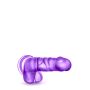 Penis żelowy gruby dildo z mocną przyssawką 19 cm - 6