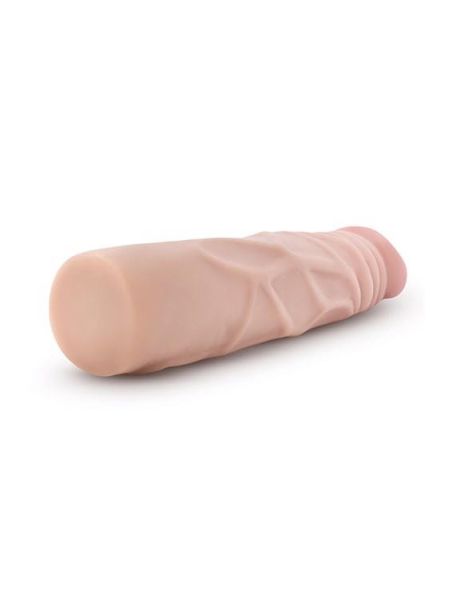 Elastyczne dildo realistyczne z kręgosłupem 19 cm - 5