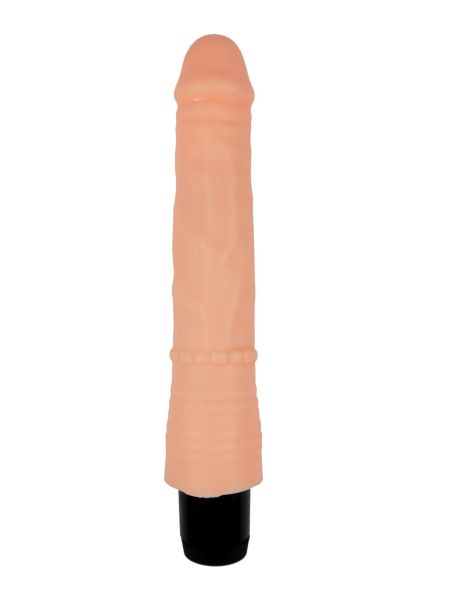 Realistyczny penis z cyberskóra cielisty 22 cm - 5