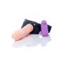 Strapon proteza penisa pusta dildo wibrator 16 cm - 6