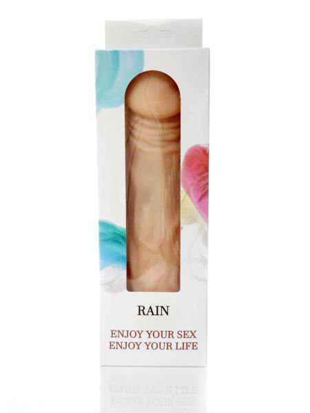 Wibrator realistyczny - wibrujący sztuczny penis cielisty 23 cm - 2