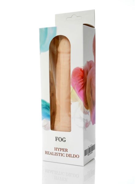 Dildo realistyczne z cyberskóry z przyssawką 19,5 cm - 2