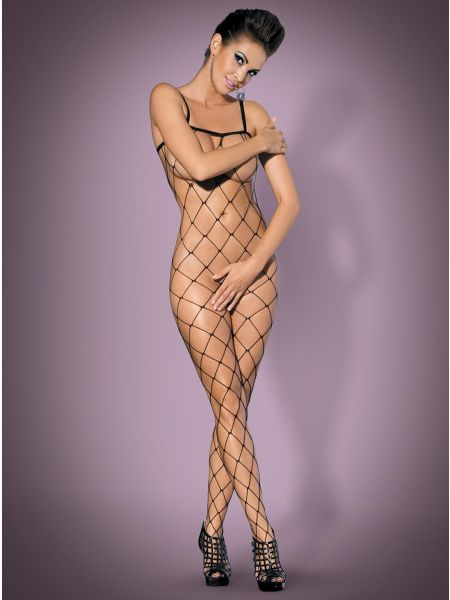 Bodystocking sex siateczka otwarty krok N102 S/M/L - 2