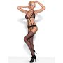 Bodystocking pończochy top nagie krocze N108 S/M/L - 2