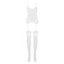 Bodystocking jak top pończochy erotyczne F214 S/M/L - 3