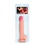 Penis realistyczny żylasty miękki dildo 24 cm - 5