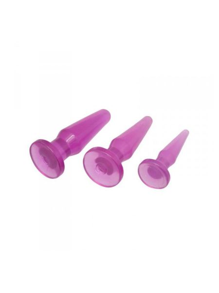 3 korki analne zestaw do rozciągania buttplug - 2