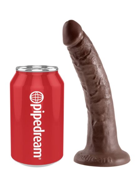 Dildo-COCK 7 INCH BROWN - 5