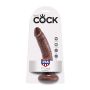 Dildo-COCK 7 INCH BROWN - 4