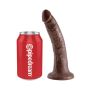 Dildo-COCK 7 INCH BROWN - 6