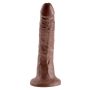 Dildo-COCK 7 INCH BROWN - 5