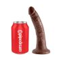 Dildo-COCK 7 INCH BROWN - 7