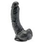 Dildo czarne realistyczny penis przyssawka 20cm - 2