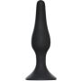 Wtyczka analna plug silikon korek przyssawka 15cm czarny - 3