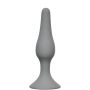 Wtyczka analna plug silikon korek przyssawka 15cm szary - 3