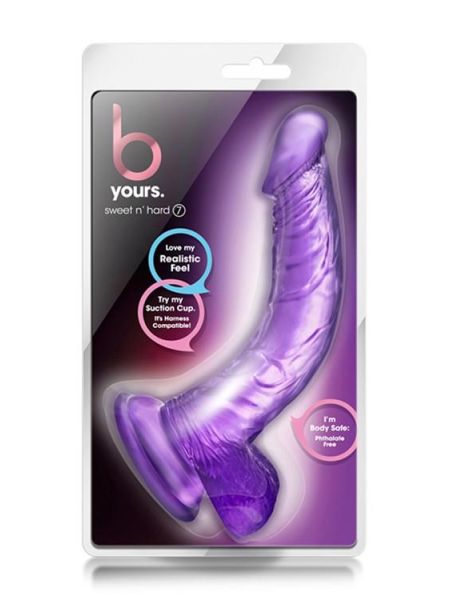 Dildo-B YOURS SWEET N HARD 7 PURPLE