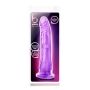 Dildo duży żylasty fioletowy penis z przyssawką 20 cm - 2