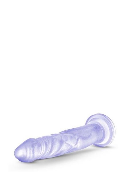 Miękkie przezroczyste dildo mocna przyssawka 17 cm - 3