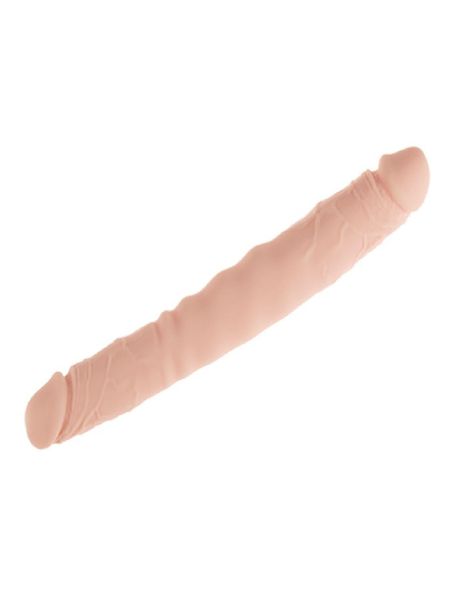 Długie podwójne dildo realistyczne lesbijskie 40 cm - 2