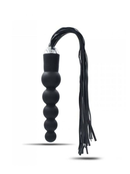 Korek analny plug dildo z pejczem batem 19 cm