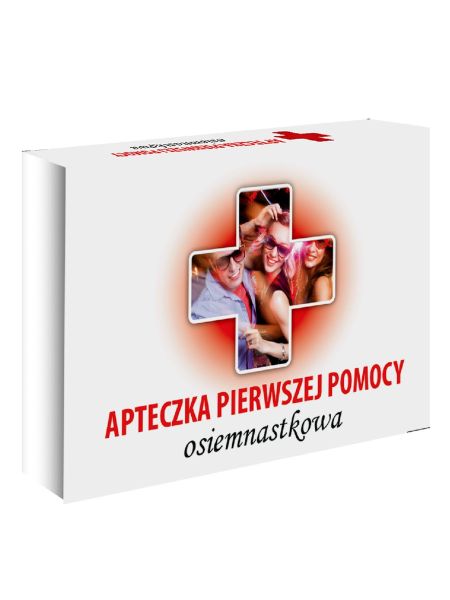 Apteczka Pierwszej Pomocy OSIEMNASTKOWA kieliszki