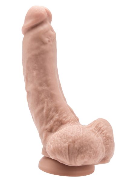 Dildo penis realistyczny jądra przyssawka 20 cm - 2