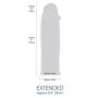 Stymulator-LENGTH EXTENDER SLEEVE 6INCH BLACK - 6