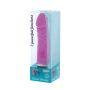 Wibrator realistyczny - penis z wibracjami silikon fiolet - 5